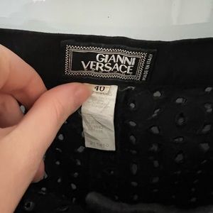 Versace embroidered Pants